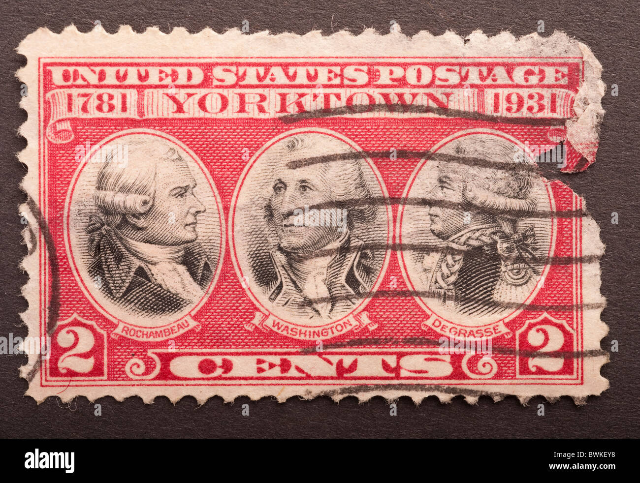 Stati Uniti Postage Stamp 2 centesimi Foto Stock