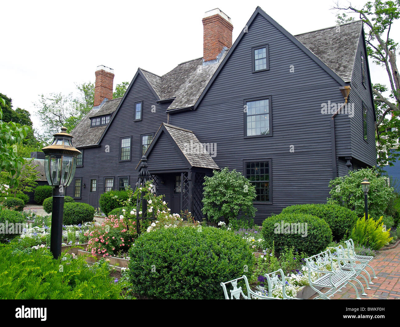 Casa di sette frontoni in Salem,Massachusetts Foto Stock