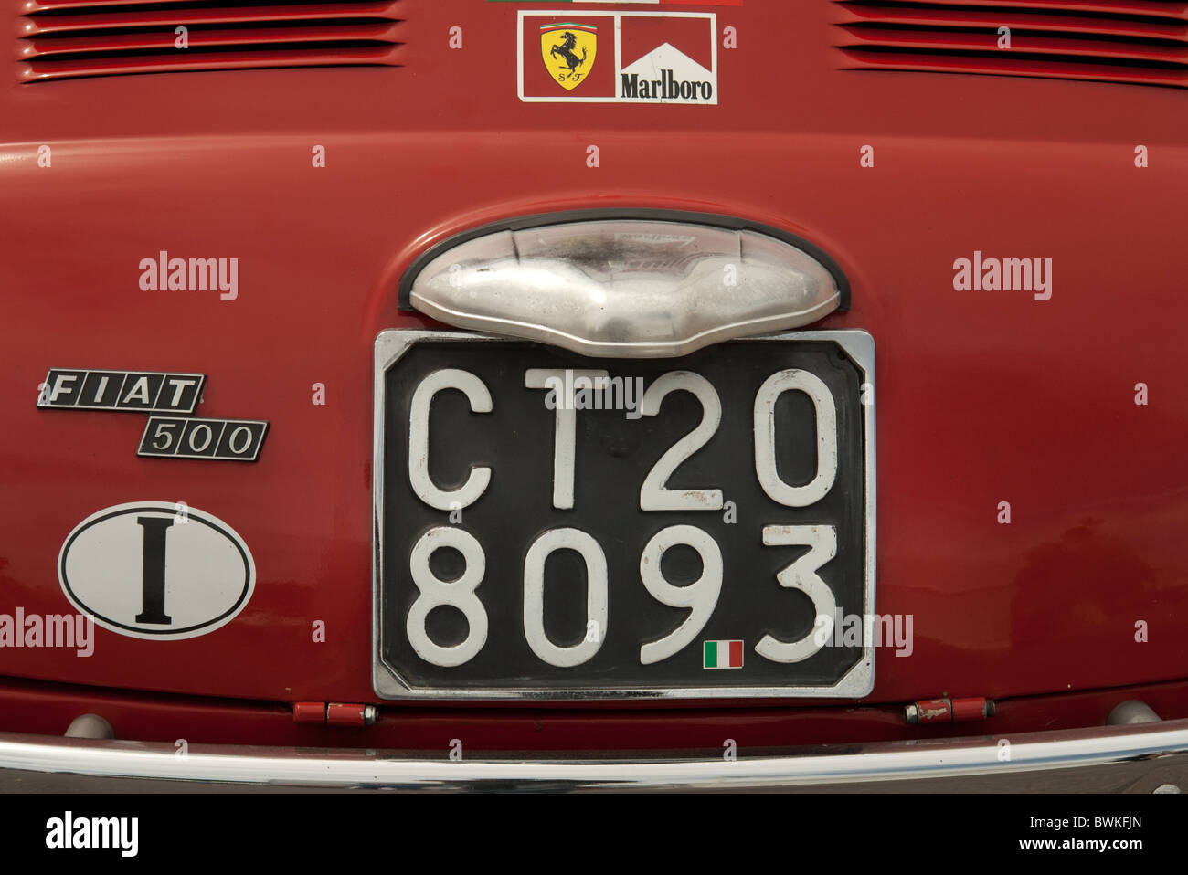 Vintage Ferrari auto posteriore Foto Stock