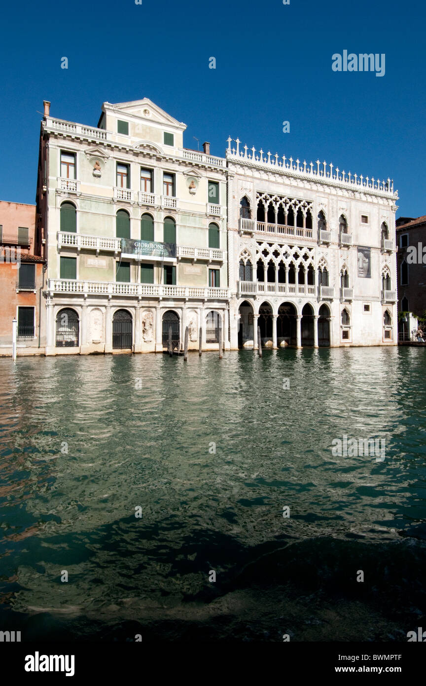 Palazzo Ca' d'Oro" a Canal Grande Venezia 2010 Foto Stock