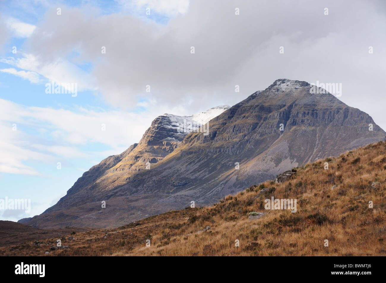 Liathach, Torridon, Wester Ross, Highlands scozzesi Foto Stock
