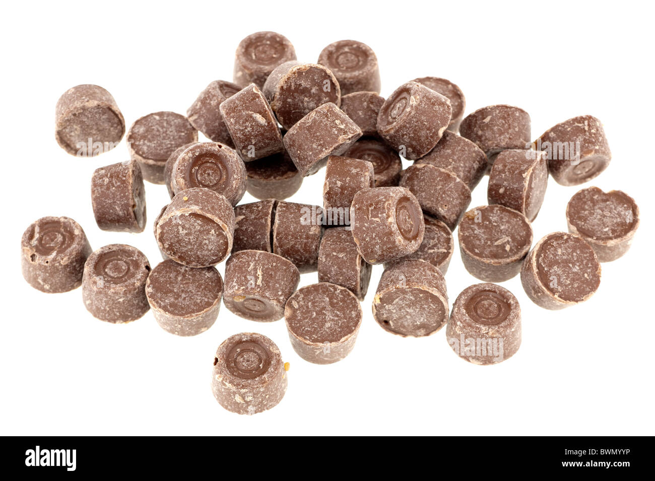 Pila di Nestlé poco rolo cioccolatini Foto Stock
