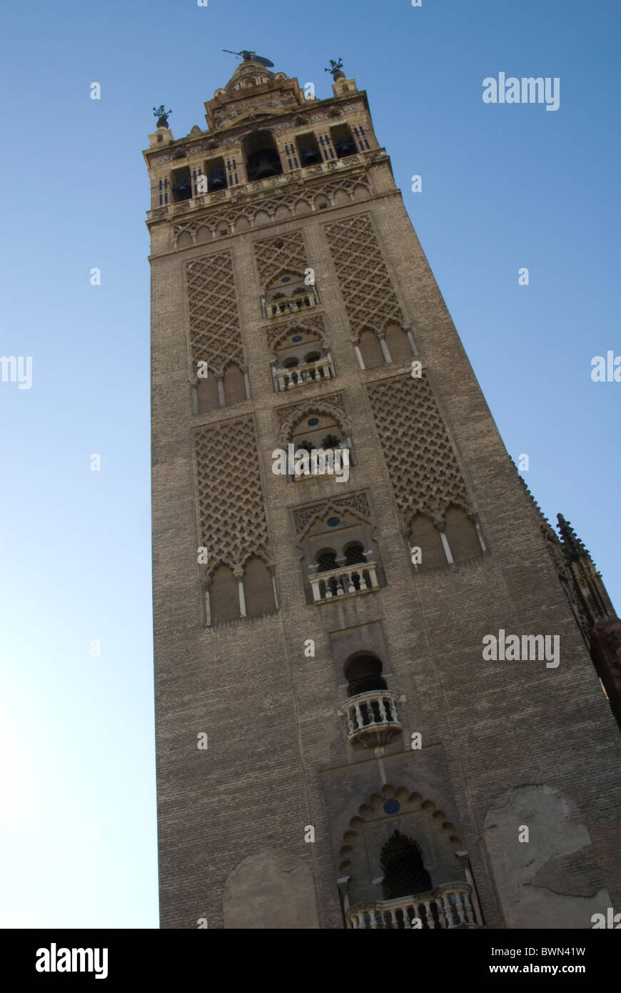 Torre Giralda di Siviglia, Costa del Sol, Andalusia, Spagna Foto Stock