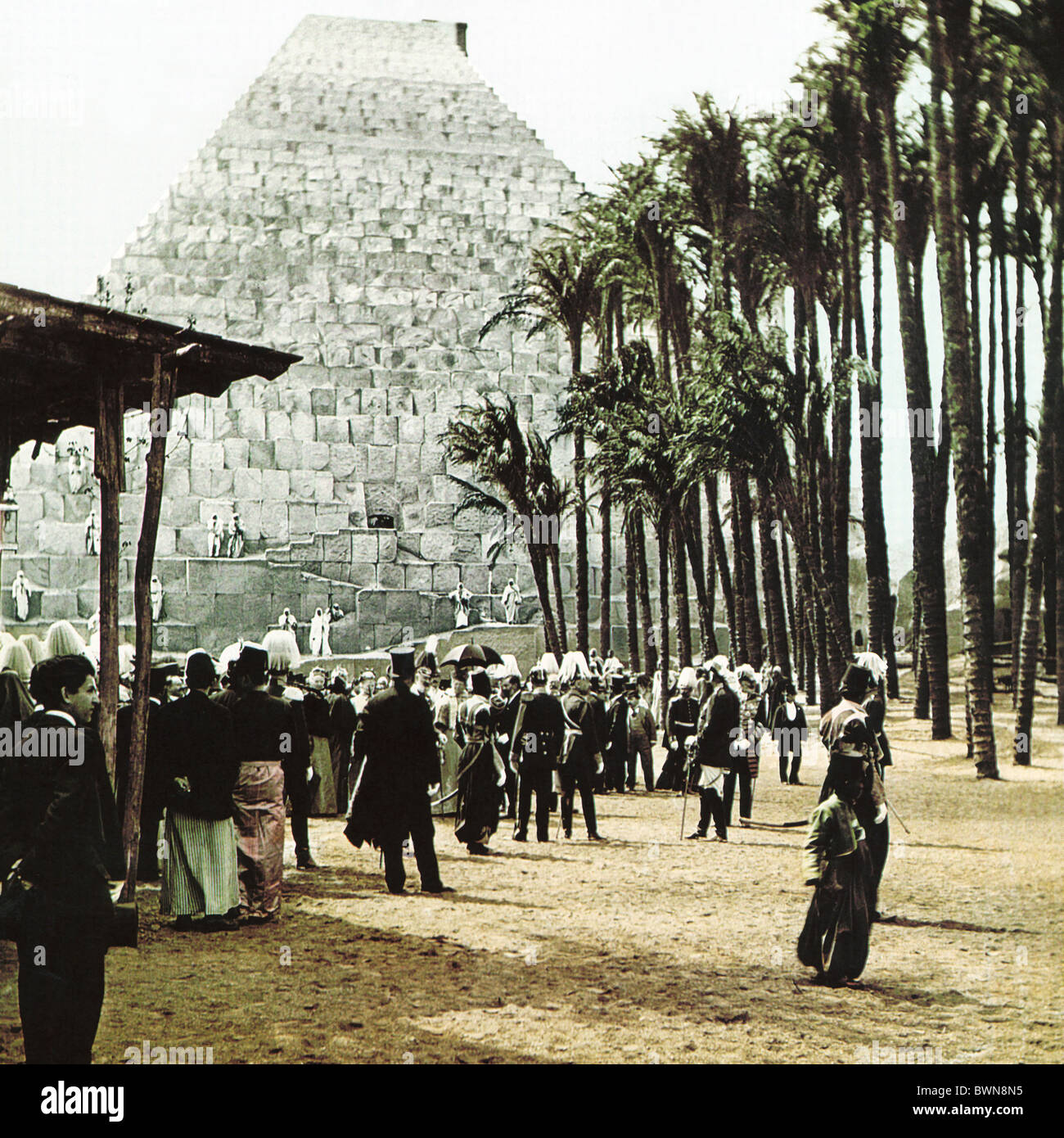 1896 Il Kaiser Guglielmo II Imperatore di Germania Berlino impero tedesco Germania Europa Guglielmo II Gewerbeausstellung Trept Foto Stock