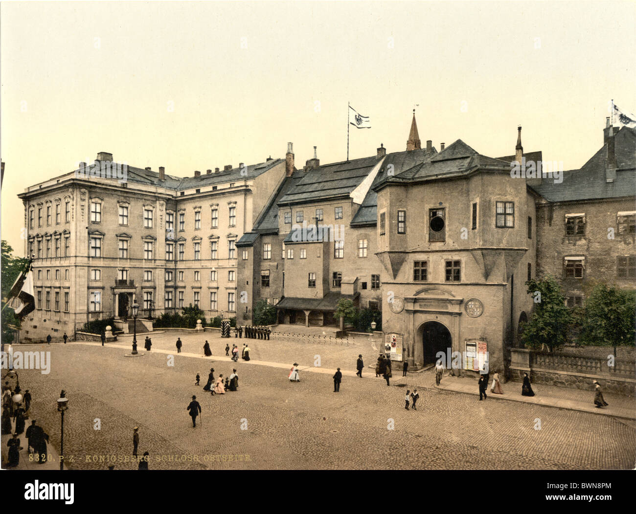 Konigsberg Kaliningrad Oblast Prussia orientale ex Germania Europa impero tedesco Photochrom circa 1900 Storia Foto Stock
