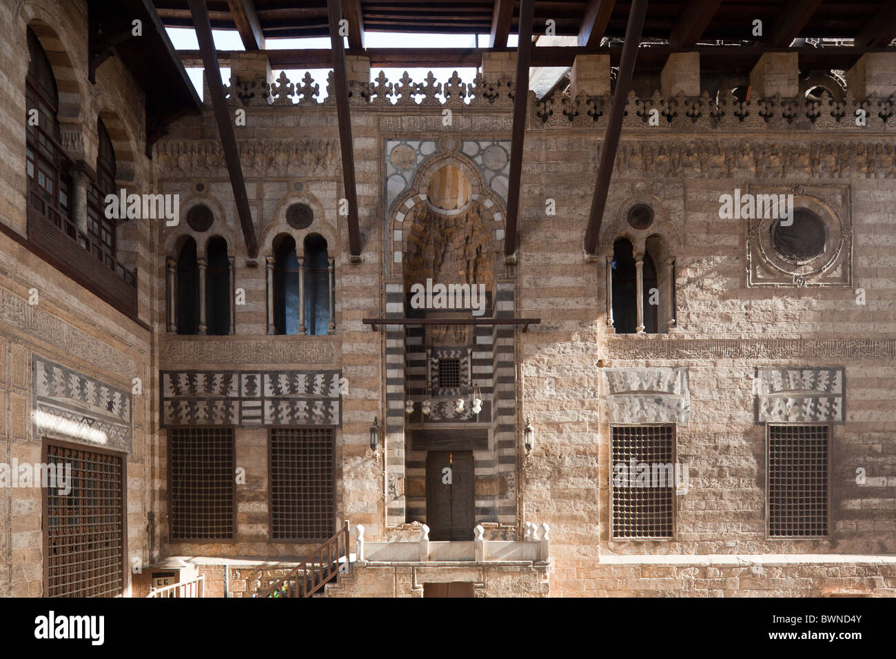 Khanqah e il Mausoleo di Sultan al-Ghuri, Il Cairo, Egitto Foto Stock