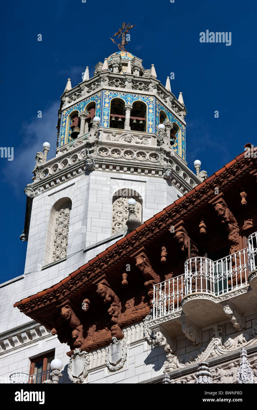 Il Castello di Hearst, San Simeone, California Foto Stock