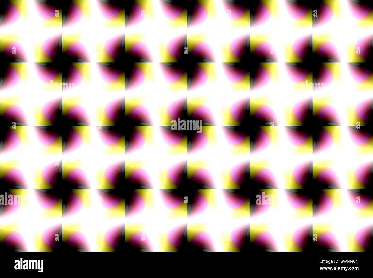 Immagine Abstraktyy come quadrati su uno sfondo luminoso Foto Stock