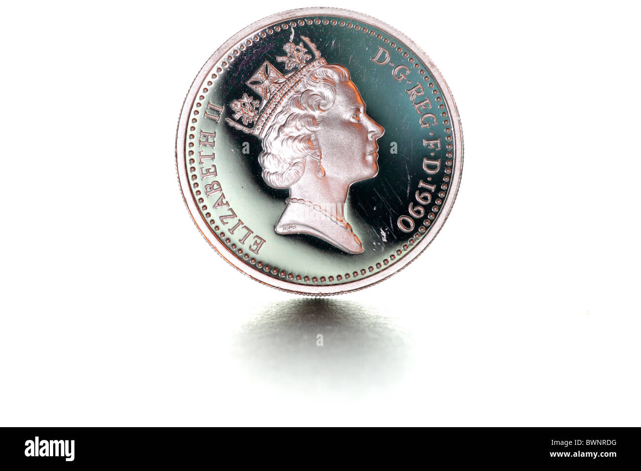 moneta di libbra Foto Stock