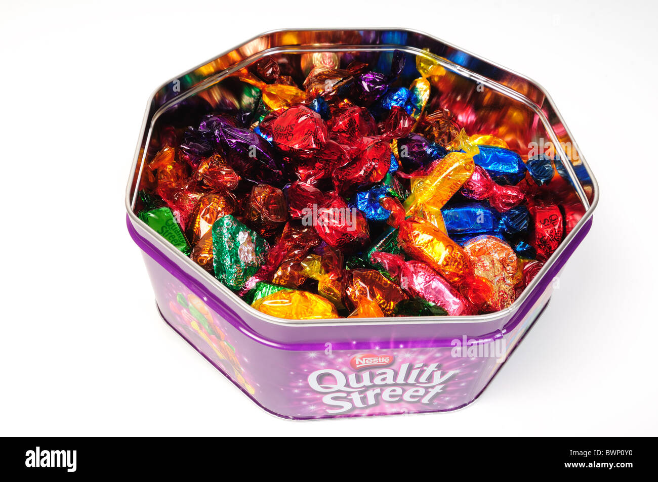 Qualità di cioccolato di strada stagno. Foto Stock