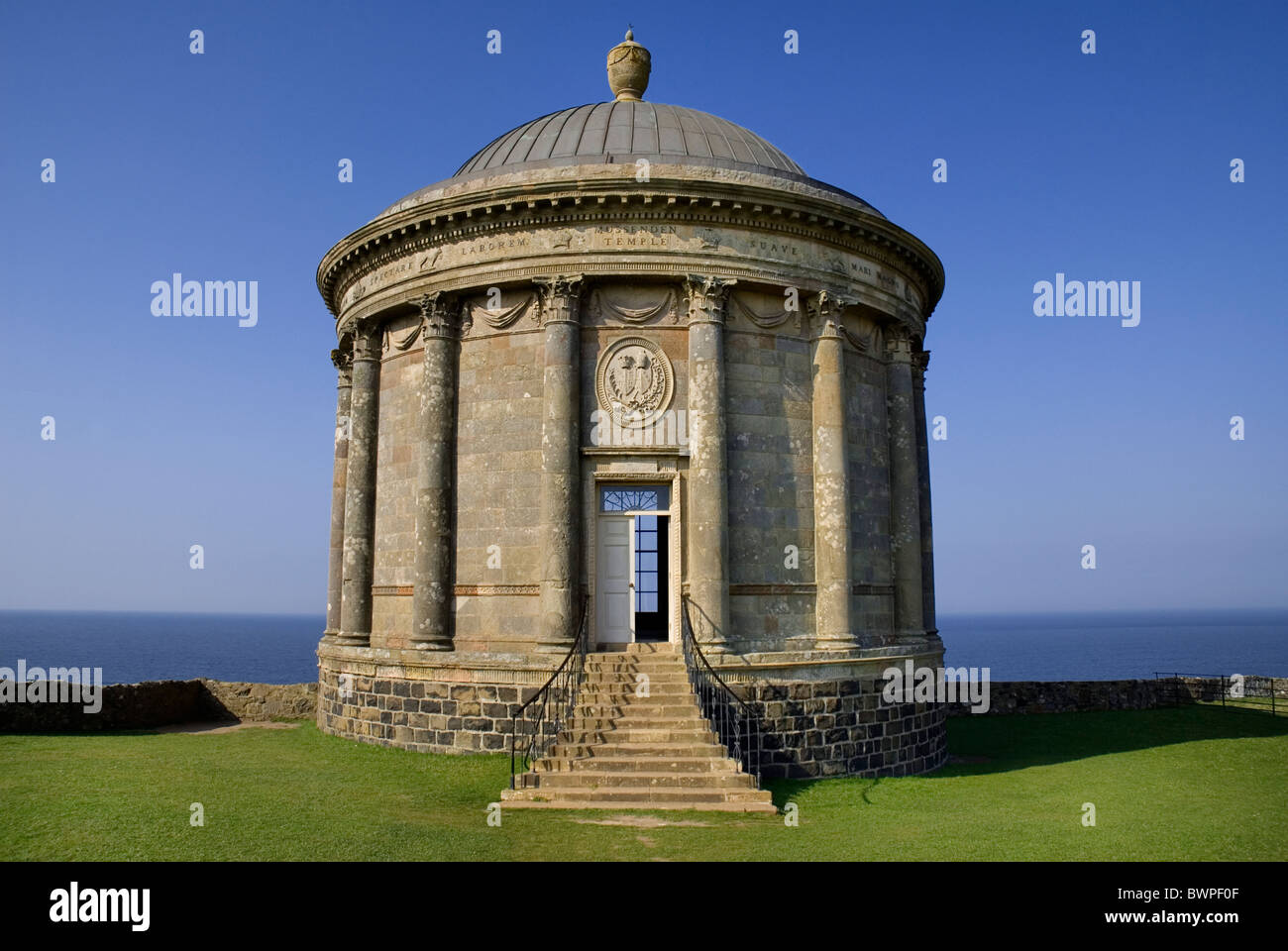L'Irlanda County Derry Mussenden Temple Foto Stock