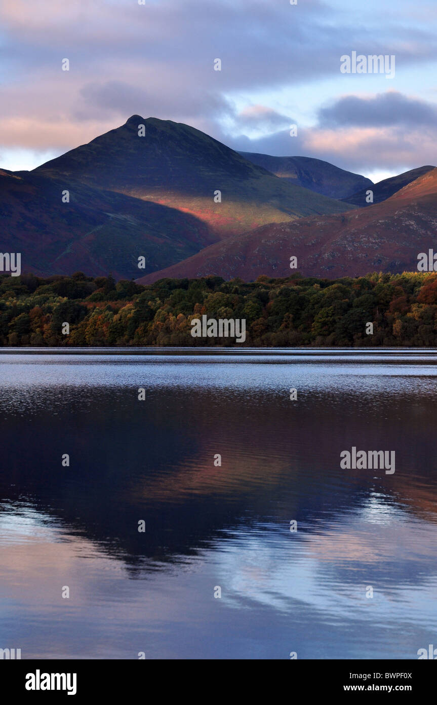 Lago Derwentwater, Cumbria, Inghilterra. Foto Stock