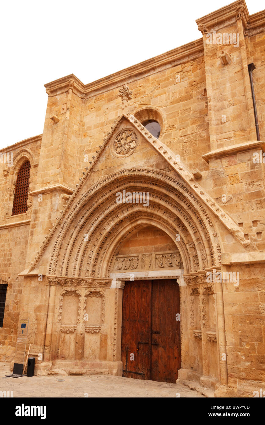 Il Bedestan, ex capitolo Casa di St Sofia Duomo, a nord di Nicosia, Cipro. Lefkosia Foto Stock