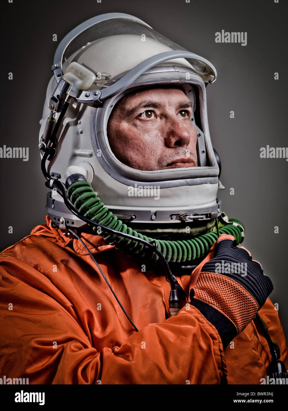 Cosmonauta / astronauta ritratto Foto Stock