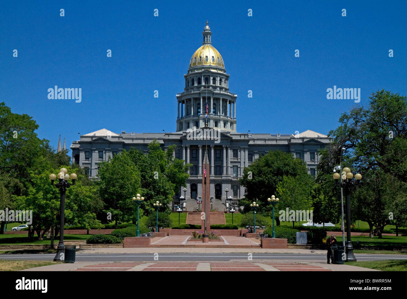 La Colorado State Capitol Building si trova a Denver, Colorado, Stati Uniti d'America. Foto Stock