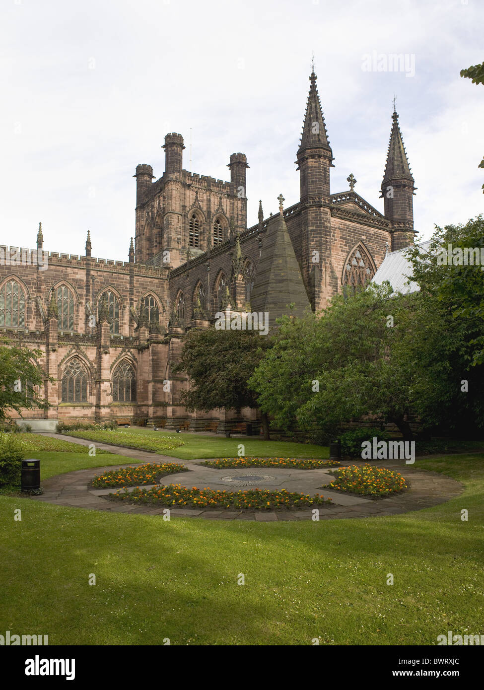 Chester Cathedral East End Foto Stock