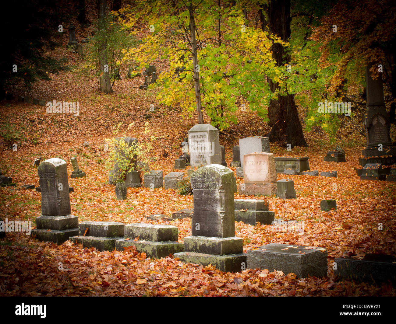 Mount Hope Cemetery in Rochester New York STATI UNITI D'AMERICA Foto Stock