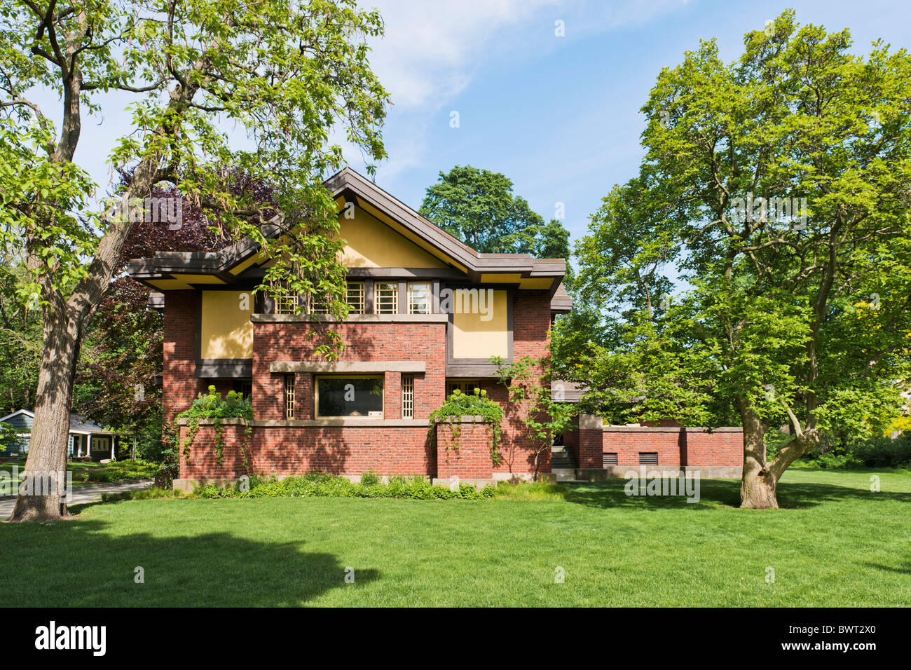 Peter A. Beachy House, Oak Park, Chicago, Illinois Foto Stock