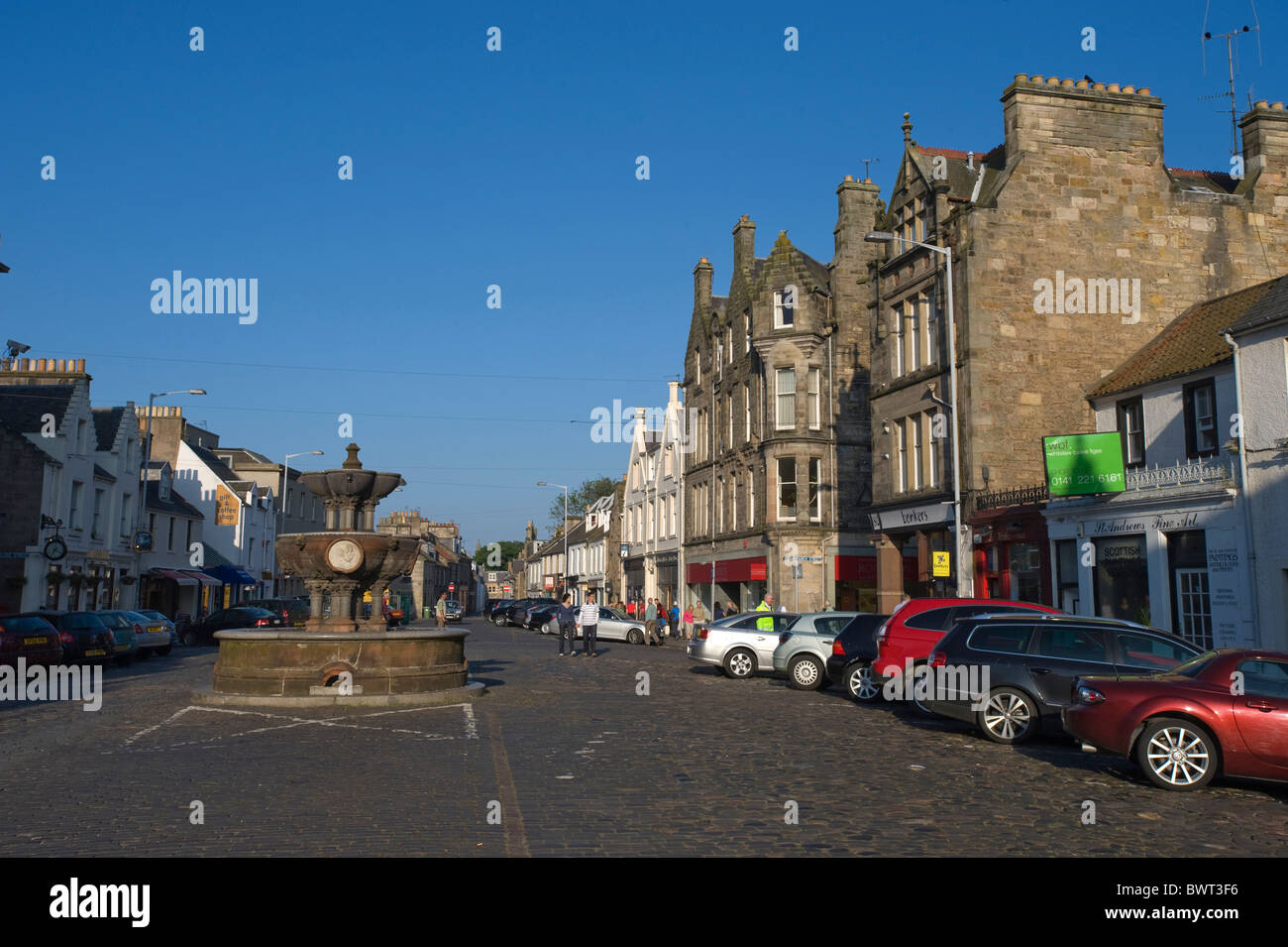 Market Street, Andrews, Scozia, Regno Unito, Europa Foto Stock