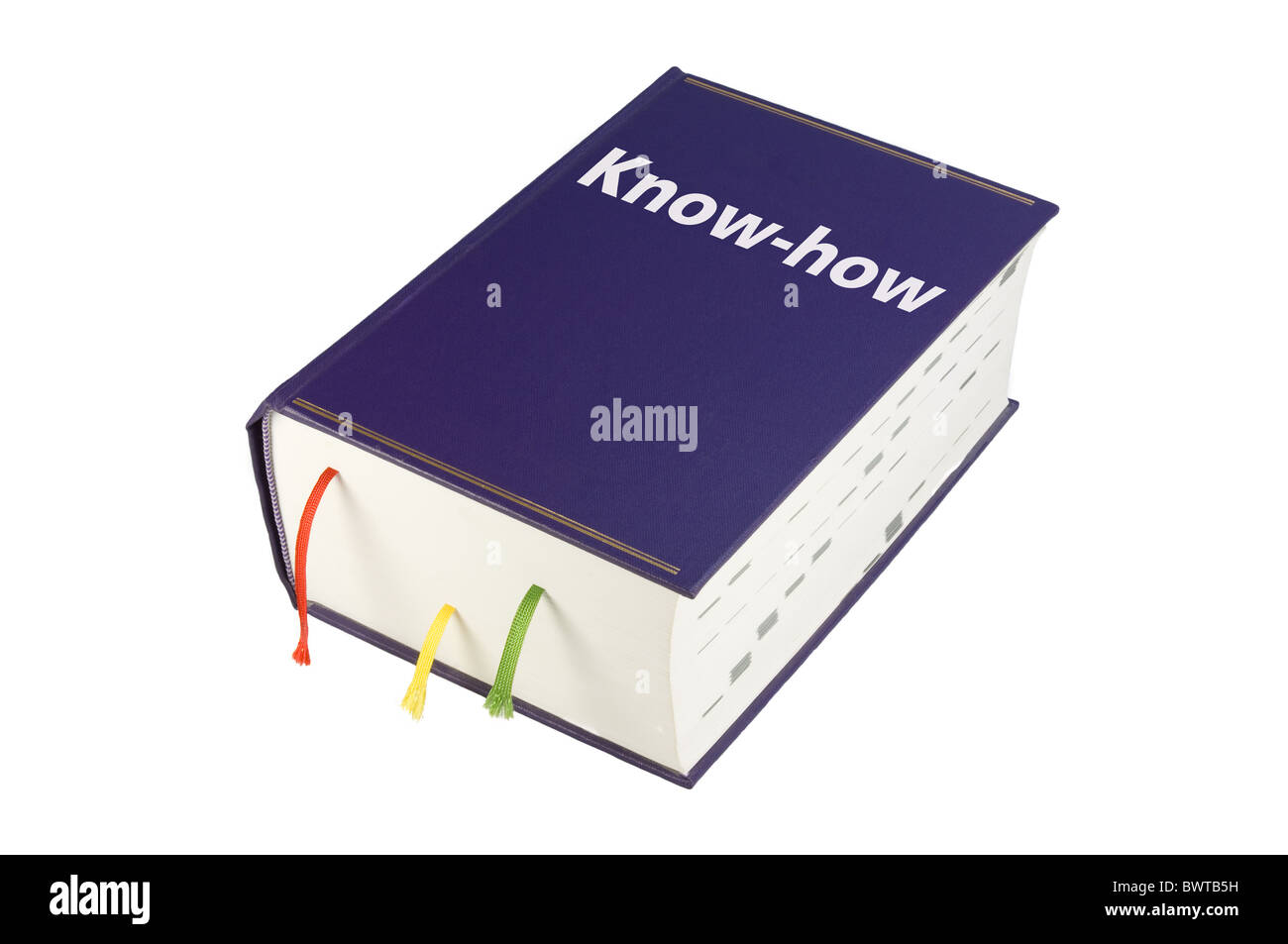 Know-how libro Foto Stock