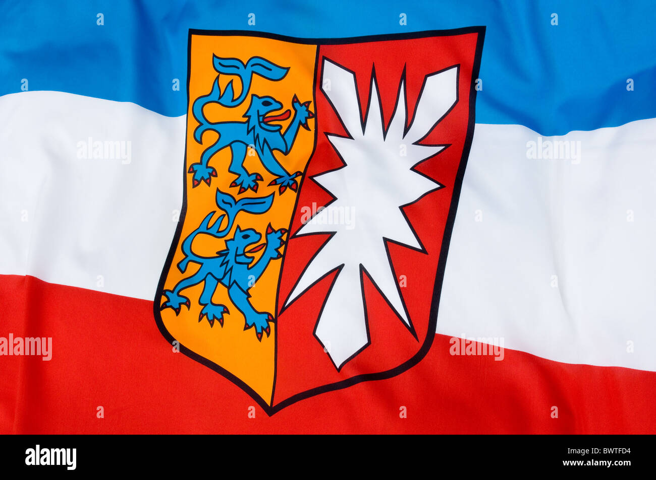 Bandiera di Schleswig-Holstein Foto Stock