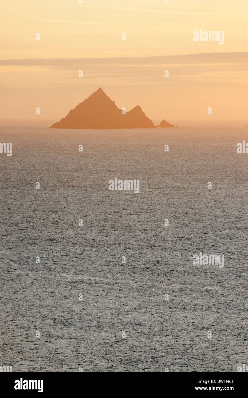 Inishtearaght, la più occidentale delle isole Blasket, nella contea di kerry, munster, irlanda. Foto Stock