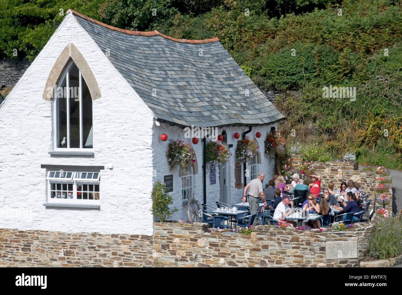 Boscastle nel North Cornwall Foto Stock