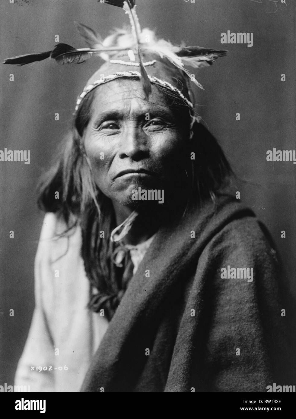 Ndee Sangochonh Apache ritratto indiano USA America Stati Uniti nord america storico cronologia storica P Foto Stock