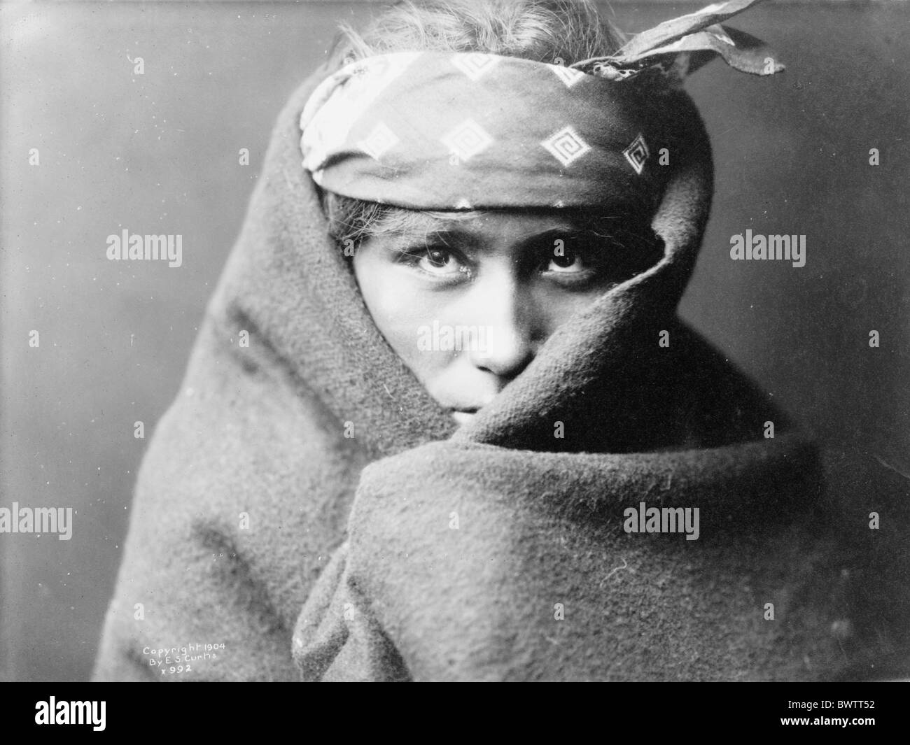Molti figlio di capra indian USA America Stati Uniti Nord America Stati Uniti d'America 1904 Photo Edward S. CUR Foto Stock