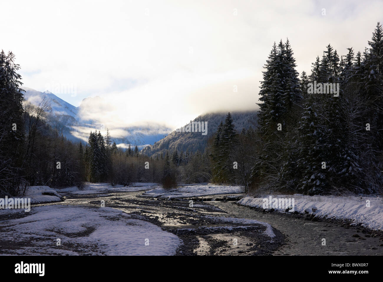 Nella valle Trettach Foto Stock