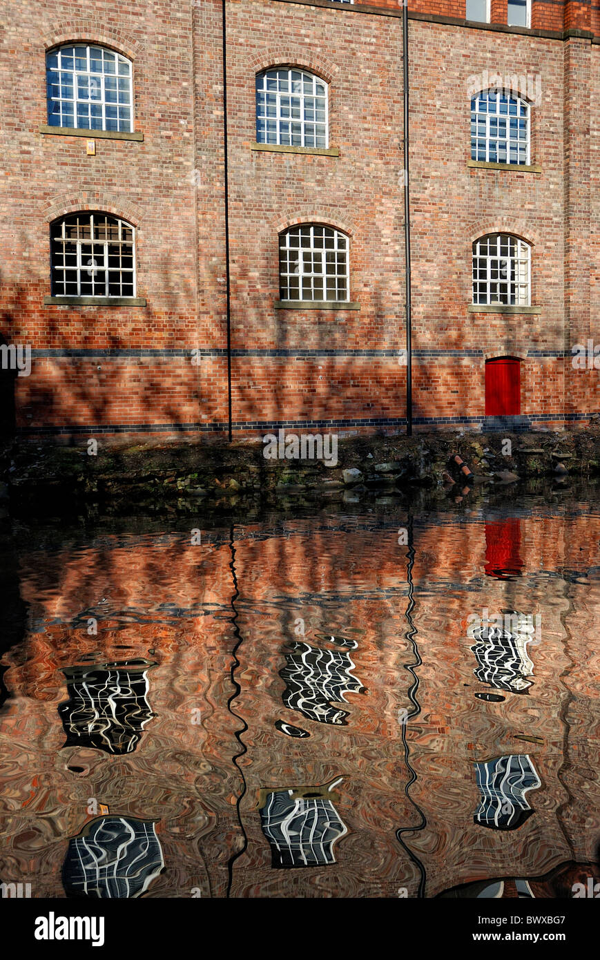 Wharf warehouse banca Canale di Beagle Nottingham England Regno Unito Foto Stock