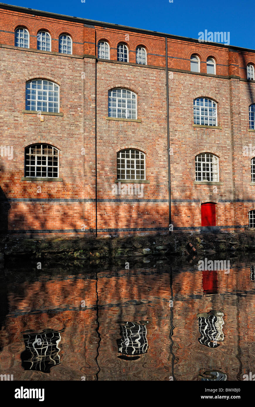 Wharf warehouse banca Canale di Beagle Nottingham England Regno Unito Foto Stock