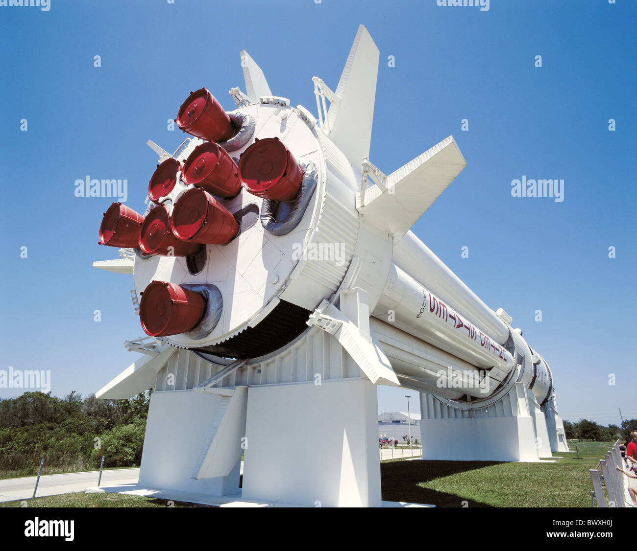 Apollo cape Canaveral Florida Kennedy Space Center museo tecnologia astronautica technics USA America né Foto Stock