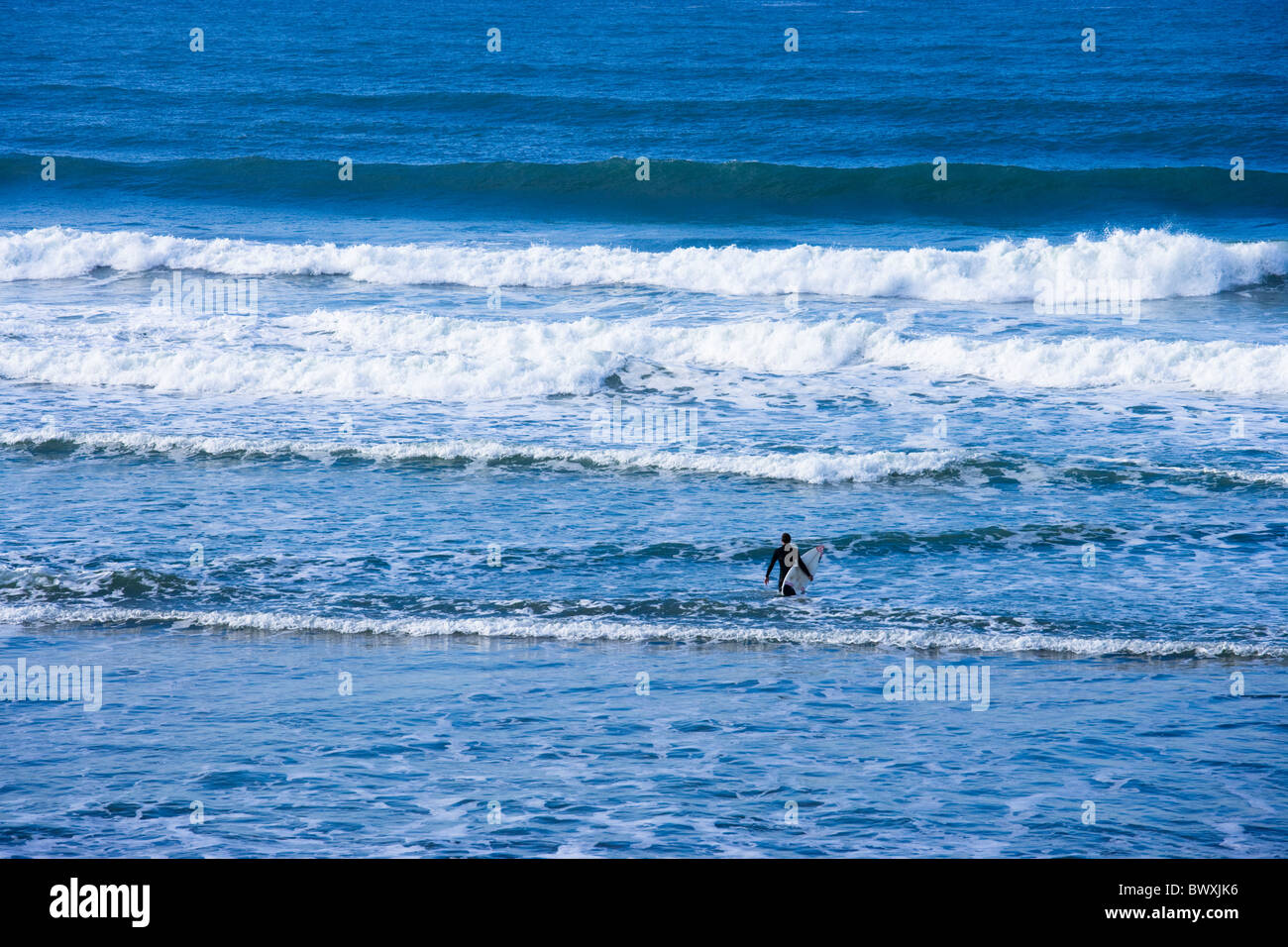 Surfer, Cornwall, Regno Unito Foto Stock