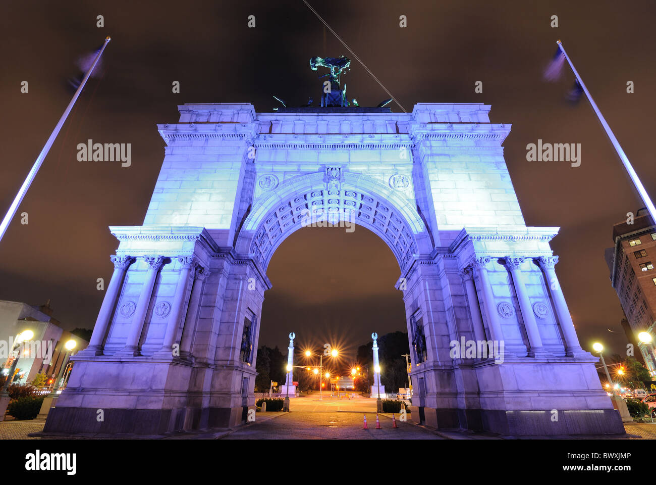 Soldati e marinai' arcata nel Prospect Park di Brooklyn, New York, Stati Uniti d'America. Foto Stock