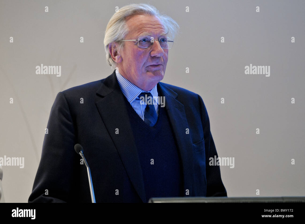 Signore Heseltine visiti Liverpool 2.121.10 Foto Stock