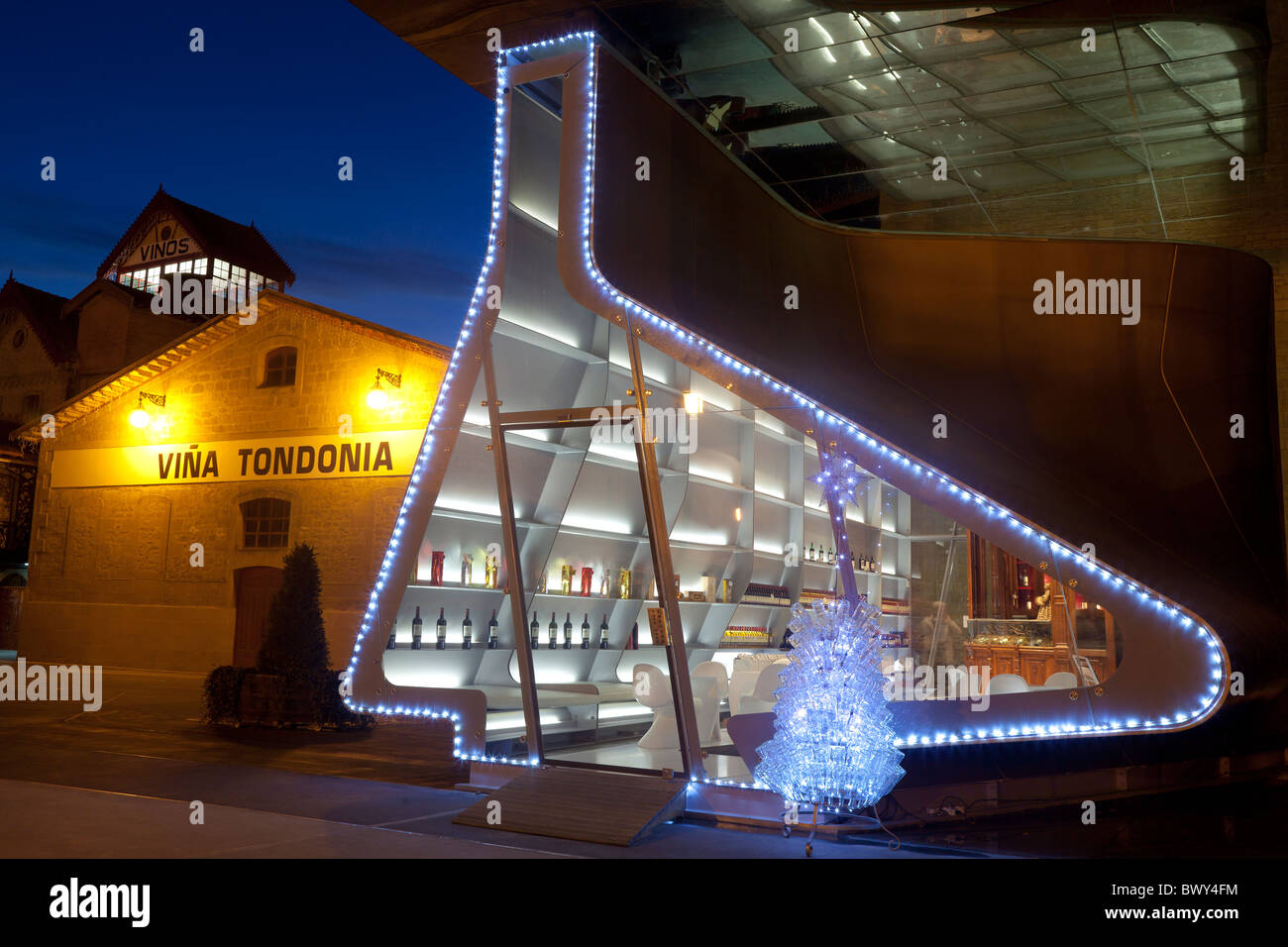 Lopez de Heredia cantina, Haro, La Rioja, Spagna Foto Stock