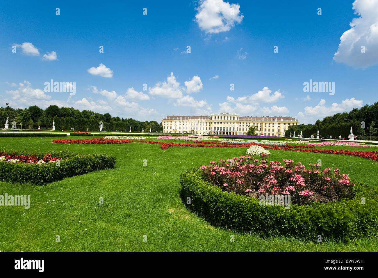 Schloss Schonbrunn, Vienna Austria Foto Stock