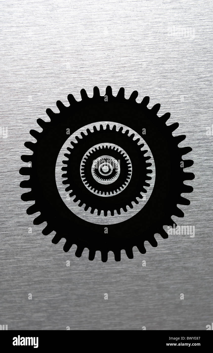Ruote dentate Foto Stock
