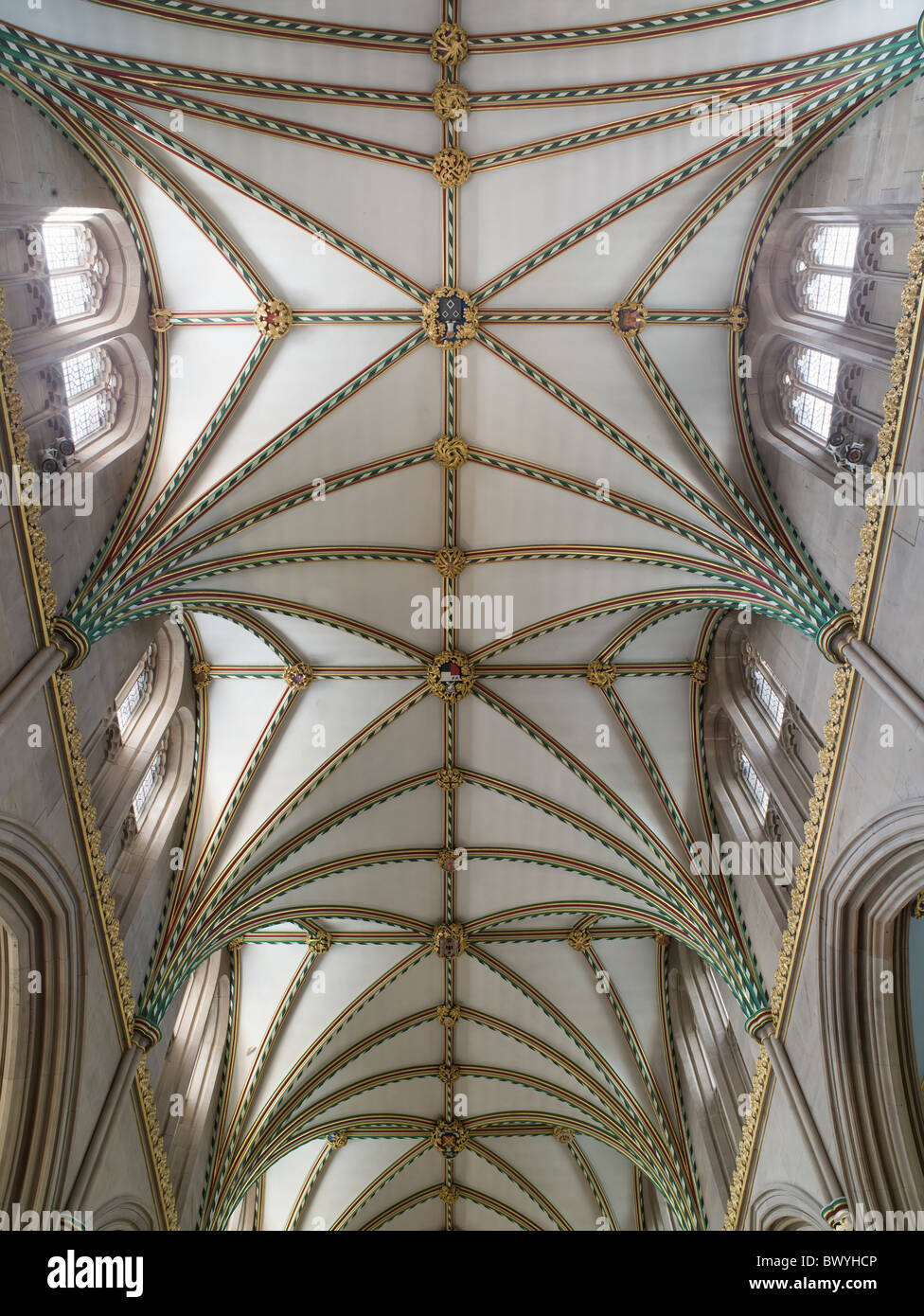 Blackburn Cattedrale tetto navata Foto Stock