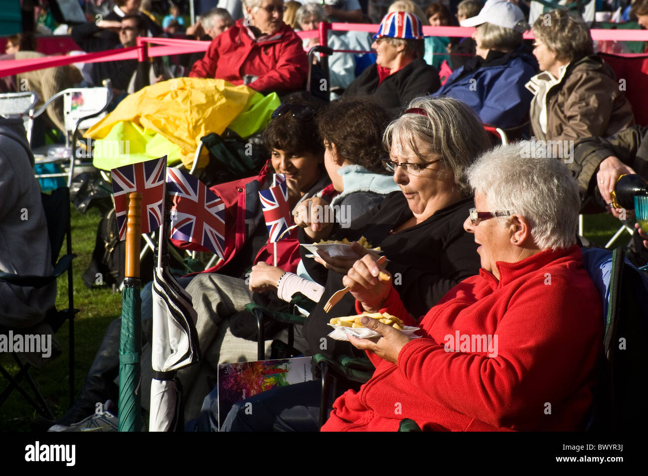 BBC Proms nel parco, Buile Hill Park, Salford, Greater Manchester, Inghilterra, Regno Unito Foto Stock