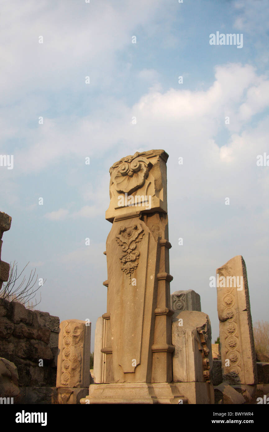 Rovine di Haiyan Tang, Yuanmingyuan Park, Pechino, Cina Foto Stock