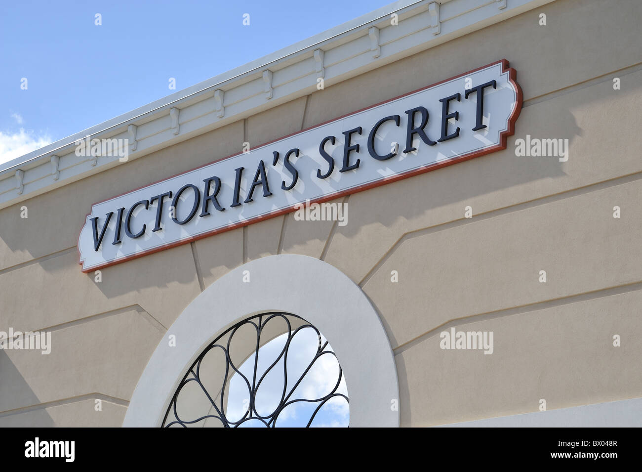 Victoria's Secret shop segno Foto Stock