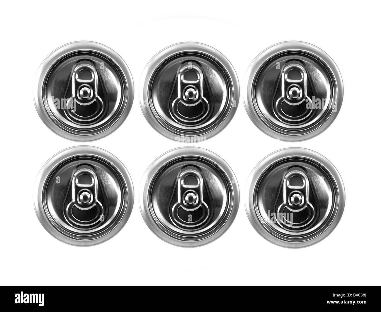 Lattine di alluminio Foto Stock