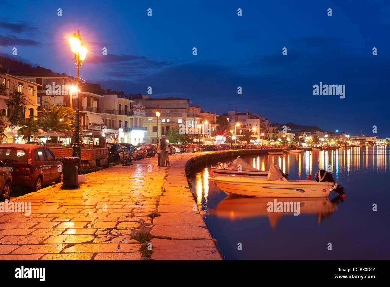 Grecia - isola di Zante, Mar Ionio, porto, Zante città Foto Stock