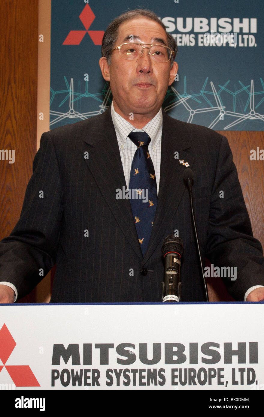 Mitsubishi Power Systems Europe, Chief Executive Officer di Akio Fukui Foto Stock