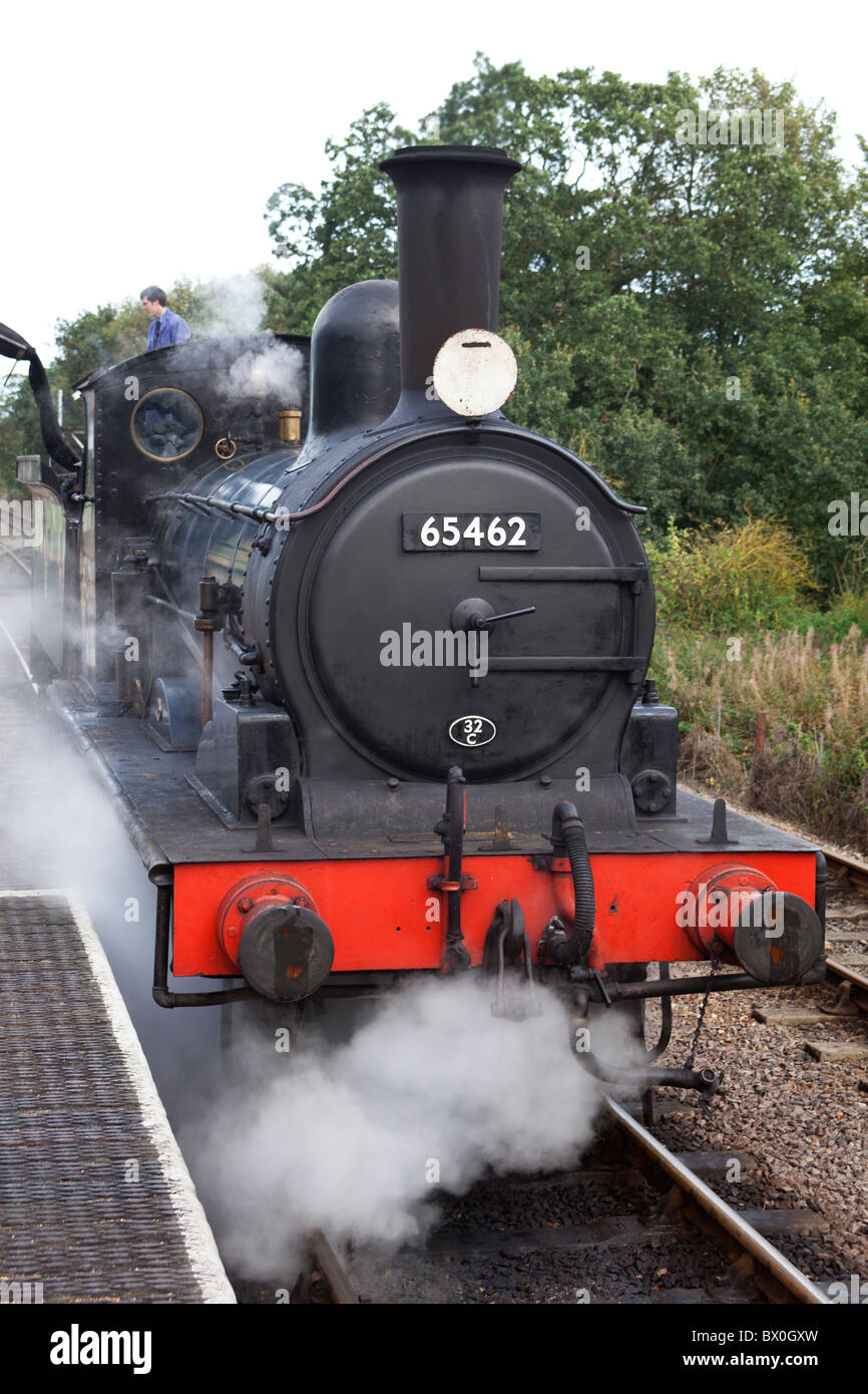 Classe LNER J15 65463 0-6-0 locomotiva a vapore alla stazione di Holt Foto Stock