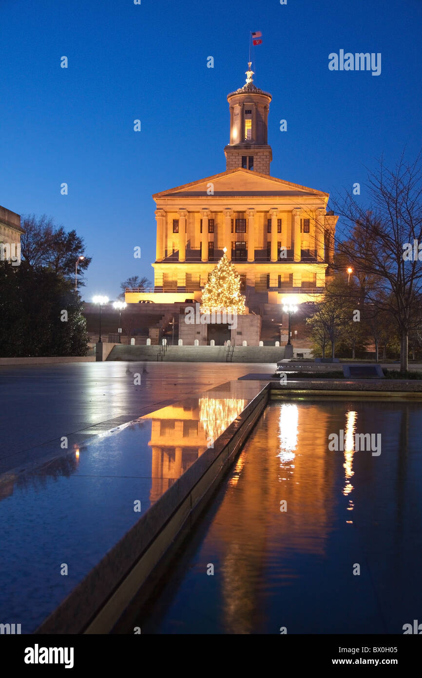 Tennessee State Capitol, Nashville TN USA Foto Stock