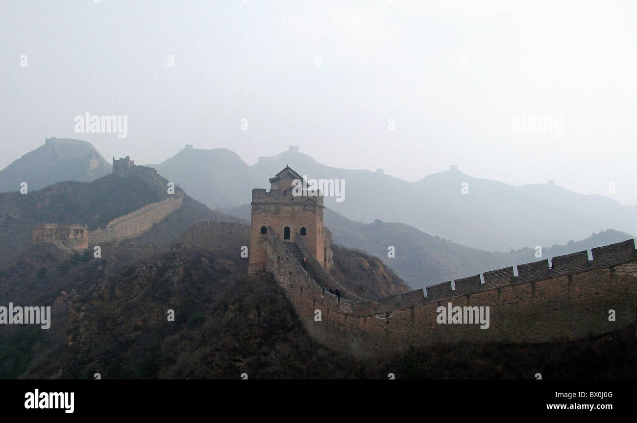 La Grande Muraglia della Cina Foto Stock