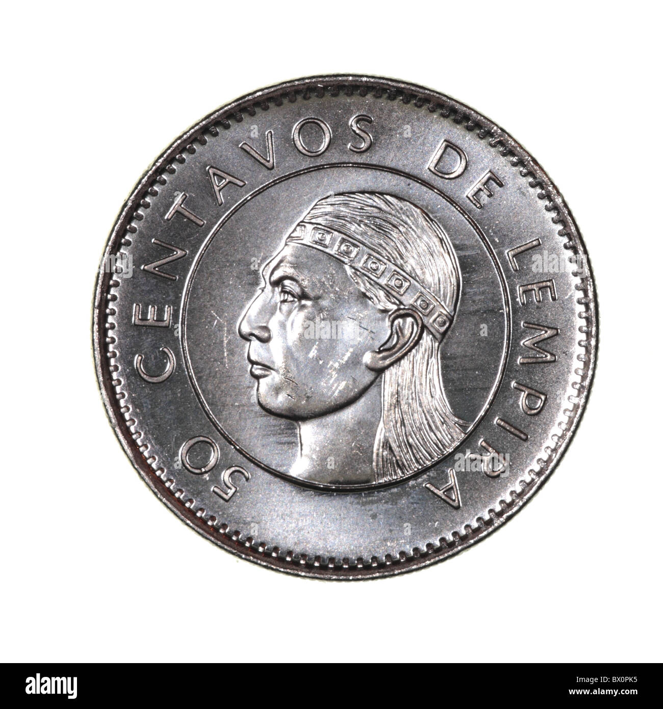 Honduregni 50 Centavos moneta Foto Stock